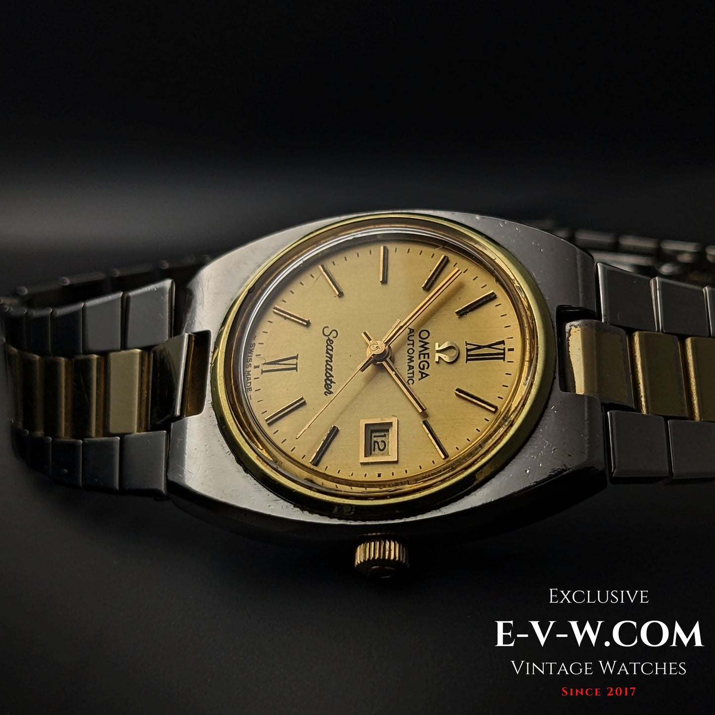 Vintage Omega Lady Seamaster Automatic / Steel Gold / Ref. 766.0818 / Cal. 684 / Vintage 1974