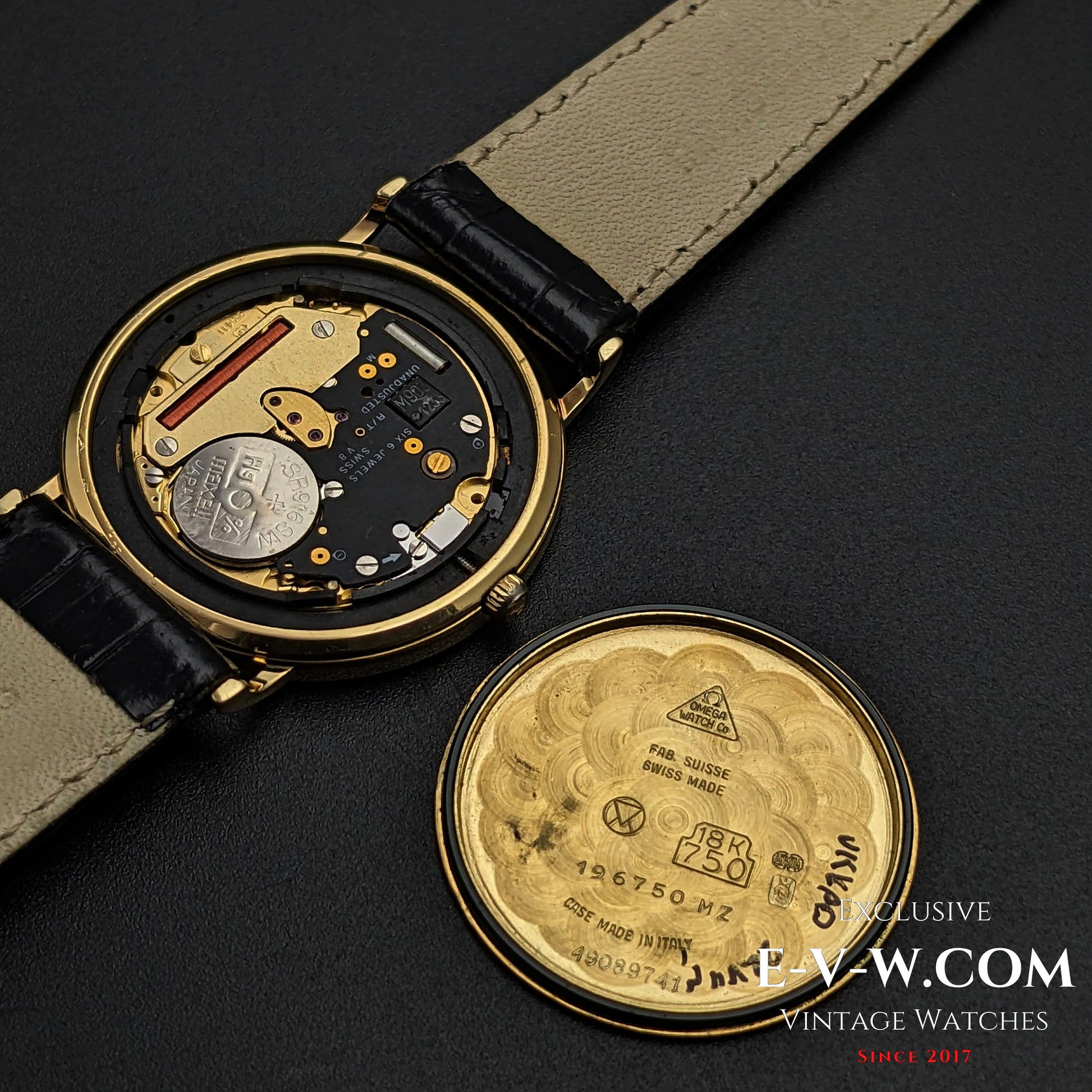 Vintage Omega Classic 18k Gold / Cal. 1530 / Vintage 1980s