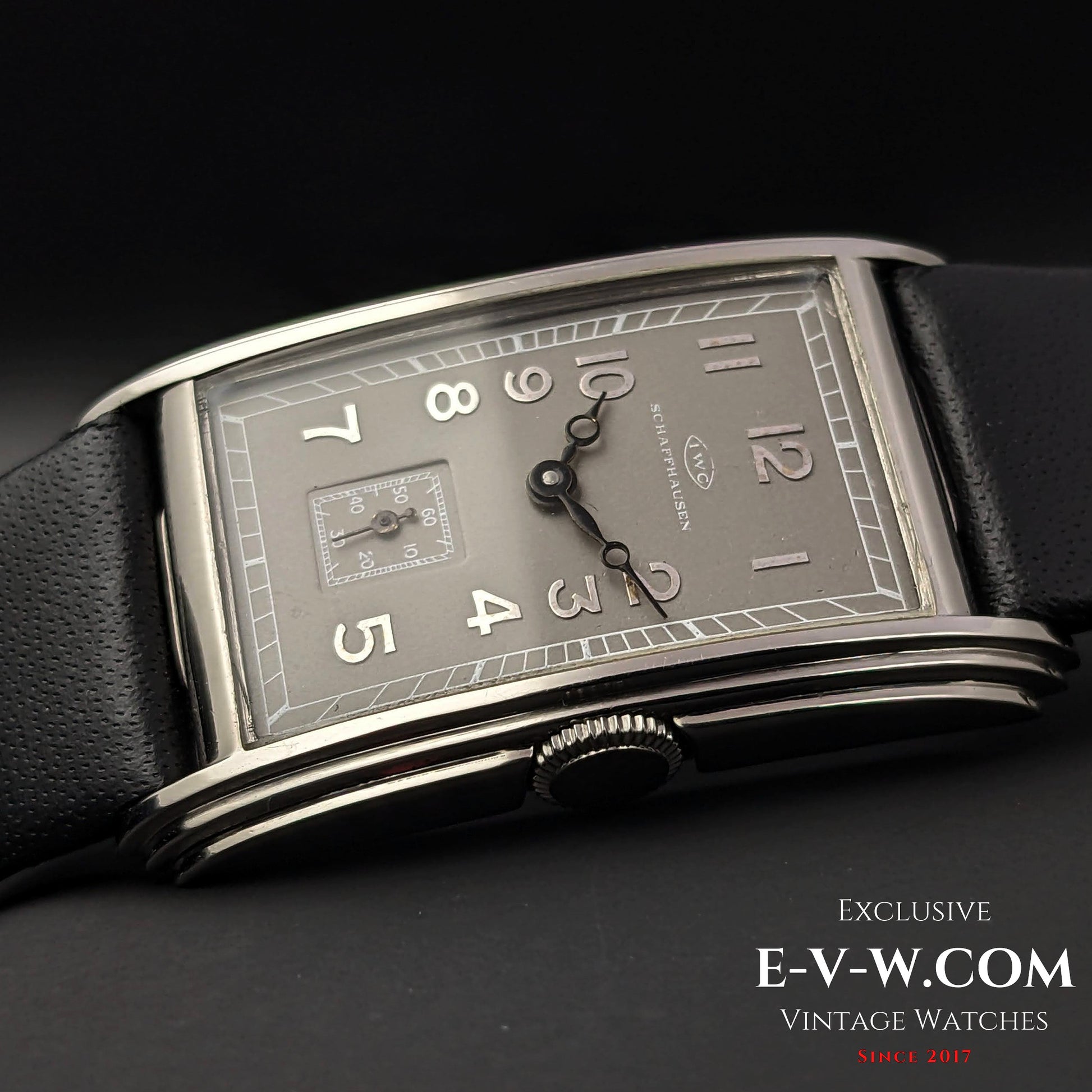 95 Years Old Antique IWC Schaffhausen Very rare / Art Deco Tank / Cal. 87 / Antique 1929