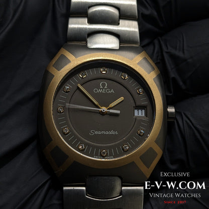 Omega Seamaster Polaris Titane 18k Gold / Diamond hour indices / Ref. 396.1021/Cal.1430/Vintage 1982