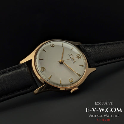 74 Vintage DOXA Antimagnatic / 14k Solid Gold / Cal. 11 1/2 1147 /  Vintage1950