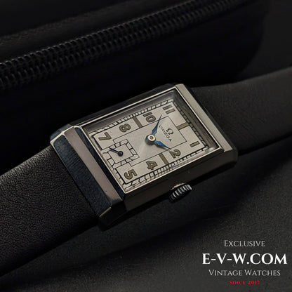 84 Years Old Vintage Omega Art Deco Tank / Cal. T17 / Vintage 1939