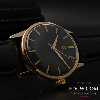 62 Years Old Vintage Omega Black dial Ref. 14714-61SC / Cal. 285 / Vintage 1961
