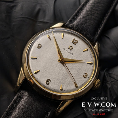 73 Years Old Vintage Omega Gold Plaque / Ref. 2498-4 / Cal. 283 (30T2) / Vintage 1952