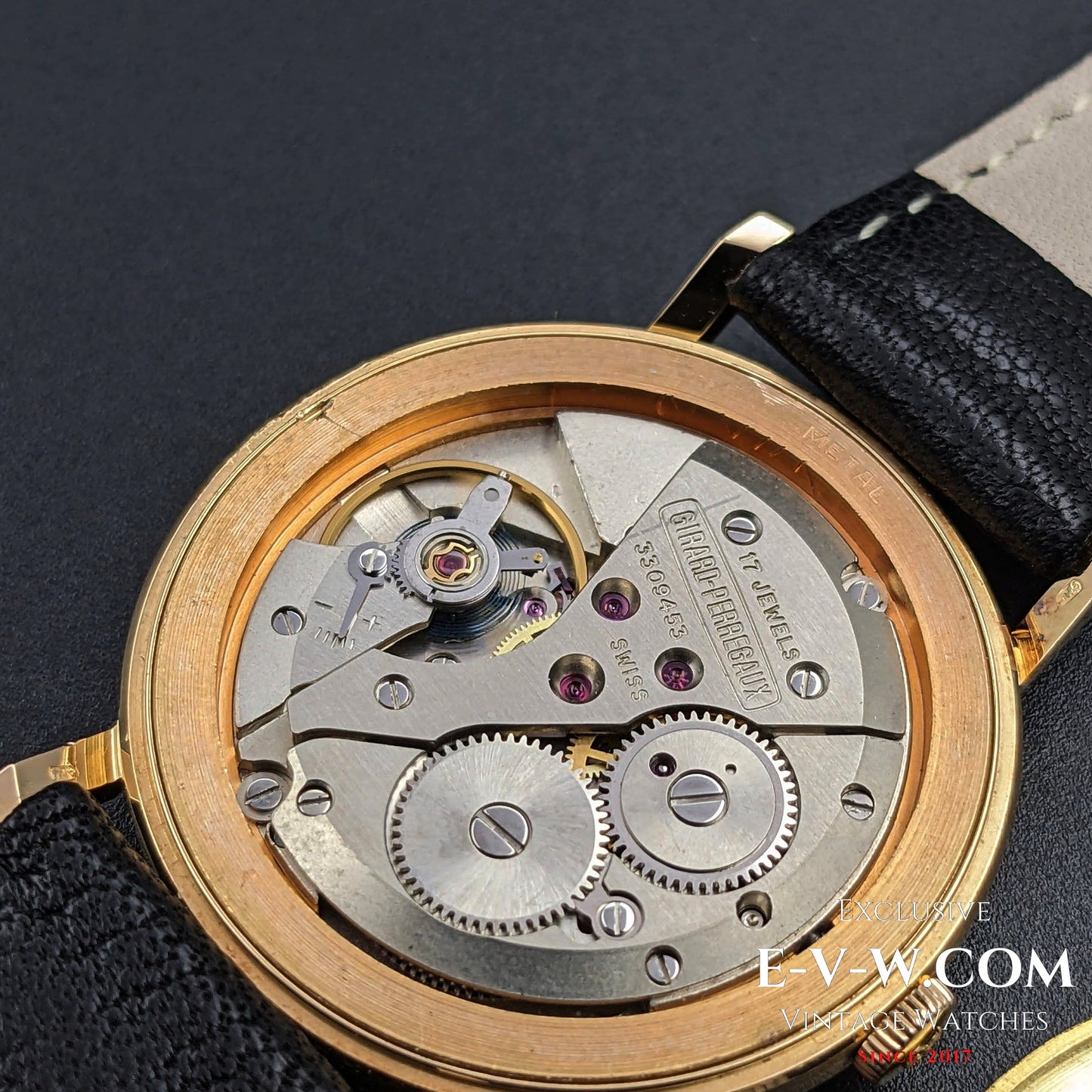 60 Years Old Vintage Girrard Perregaux  Classic  18k Gold / Cal.266 / Vintage 1960