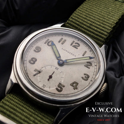 83 Years Old Vintage Longines WWII / Military / Ref. 6172 / Cal. 1068Z / Vintage 1942