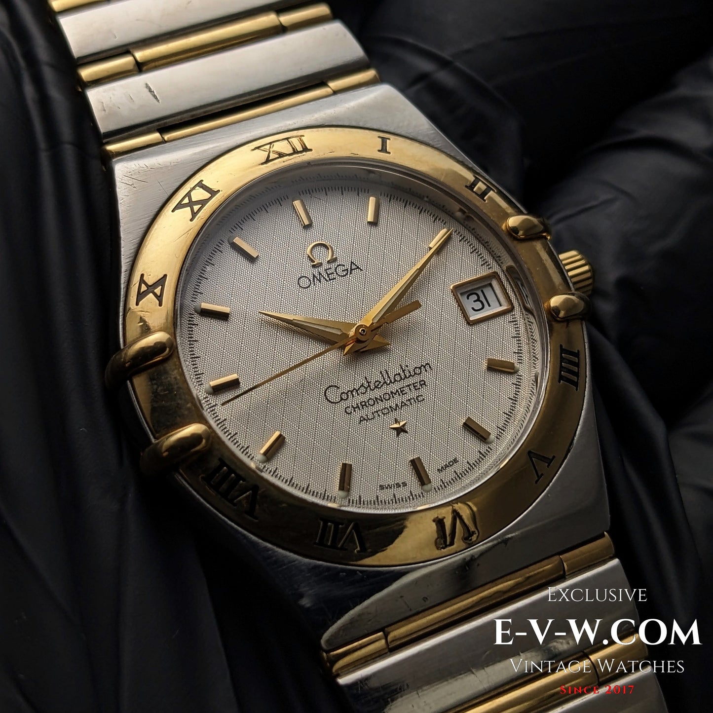 Omega Constellation Automatic / Gold - Steel / Ref. 1202.30.00 / Cal. 1120