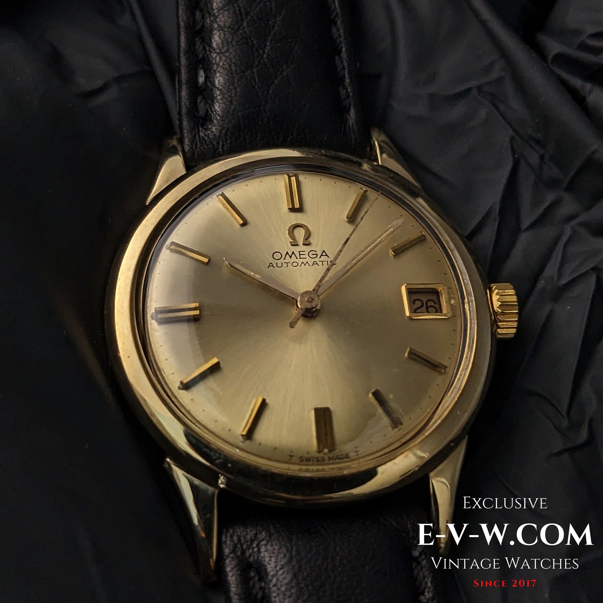 59 Years Old Vintage Omega AUTOMATIC / Gold Plated /Ref. K6312 / Cal. 560 / Vintage 1966