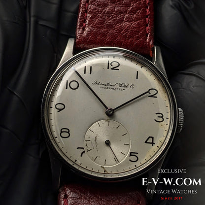 Montre de ville IWC Schaffhausen vintage (87 ans), modèle ancien civil | Cal. 83 | Année 1938 / Révisée