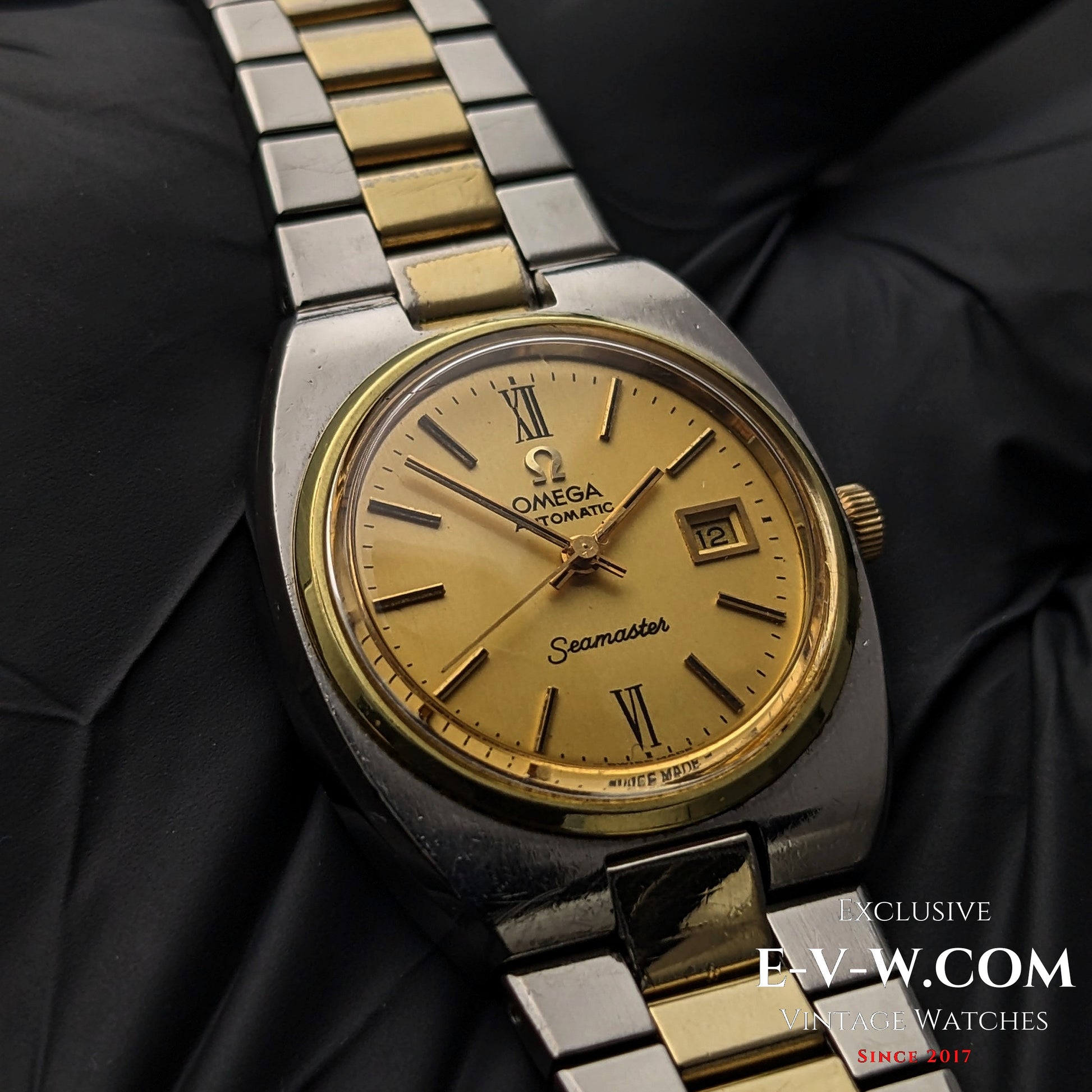 Vintage Omega Lady Seamaster Automatic / Steel Gold / Ref. 766.0818 / Cal. 684 / Vintage 1974