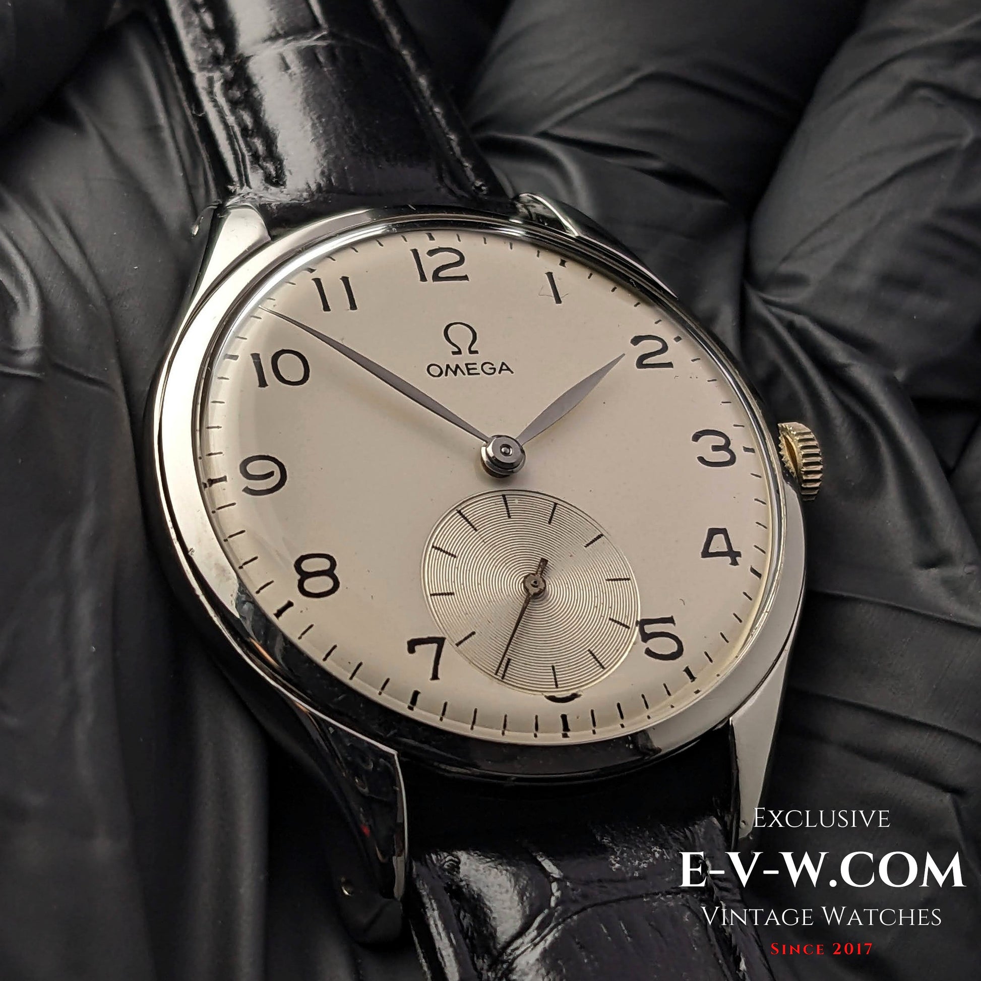 76 Years Old Vintage Omega Jumbo 38,5mm / Oversize /  Ref. 2505-4 / Cal. 265 (30T2) / Vintage 1947