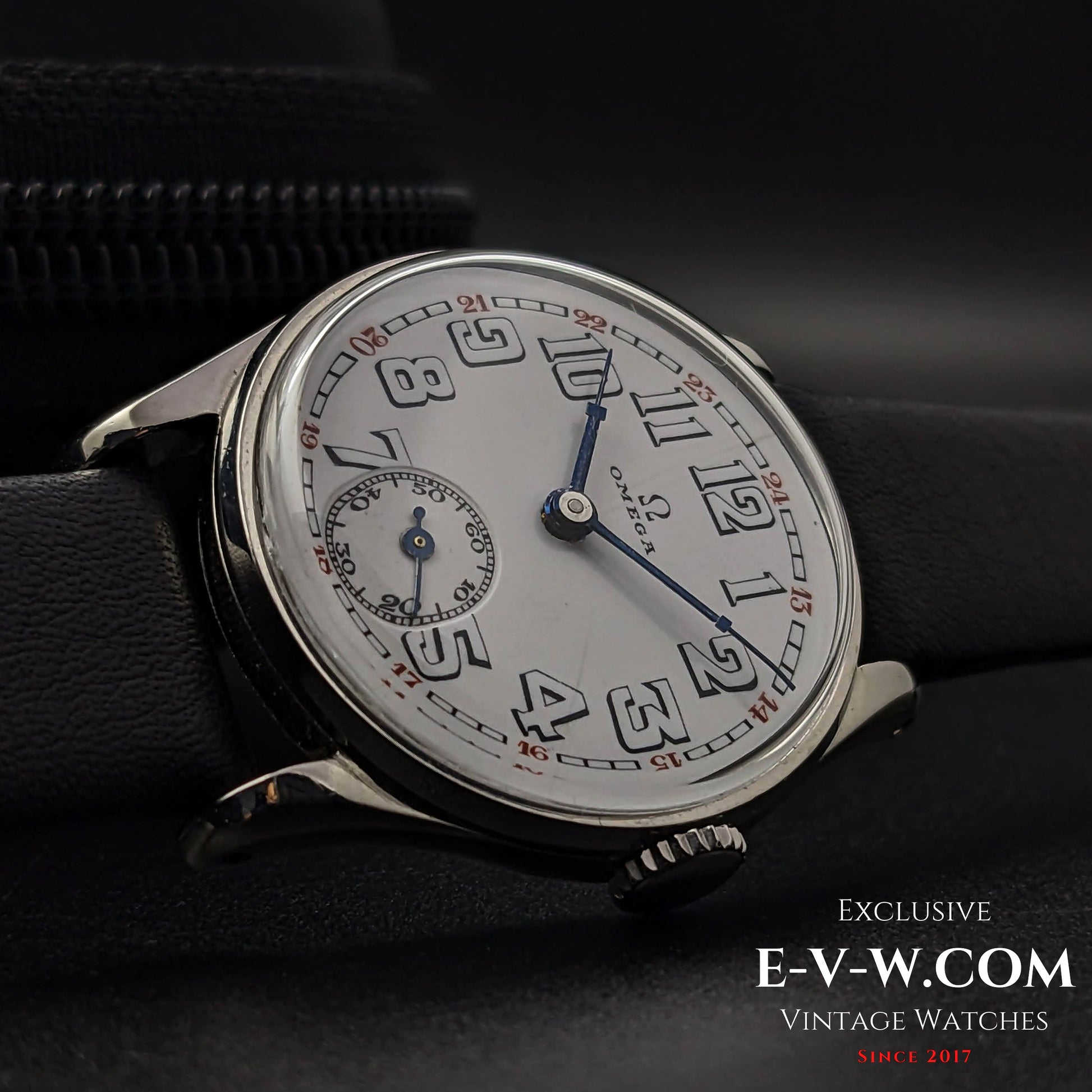 84 Years Old Rare Omega Art Deco / Cal. 25,6SOBT3/ Vintage 1939