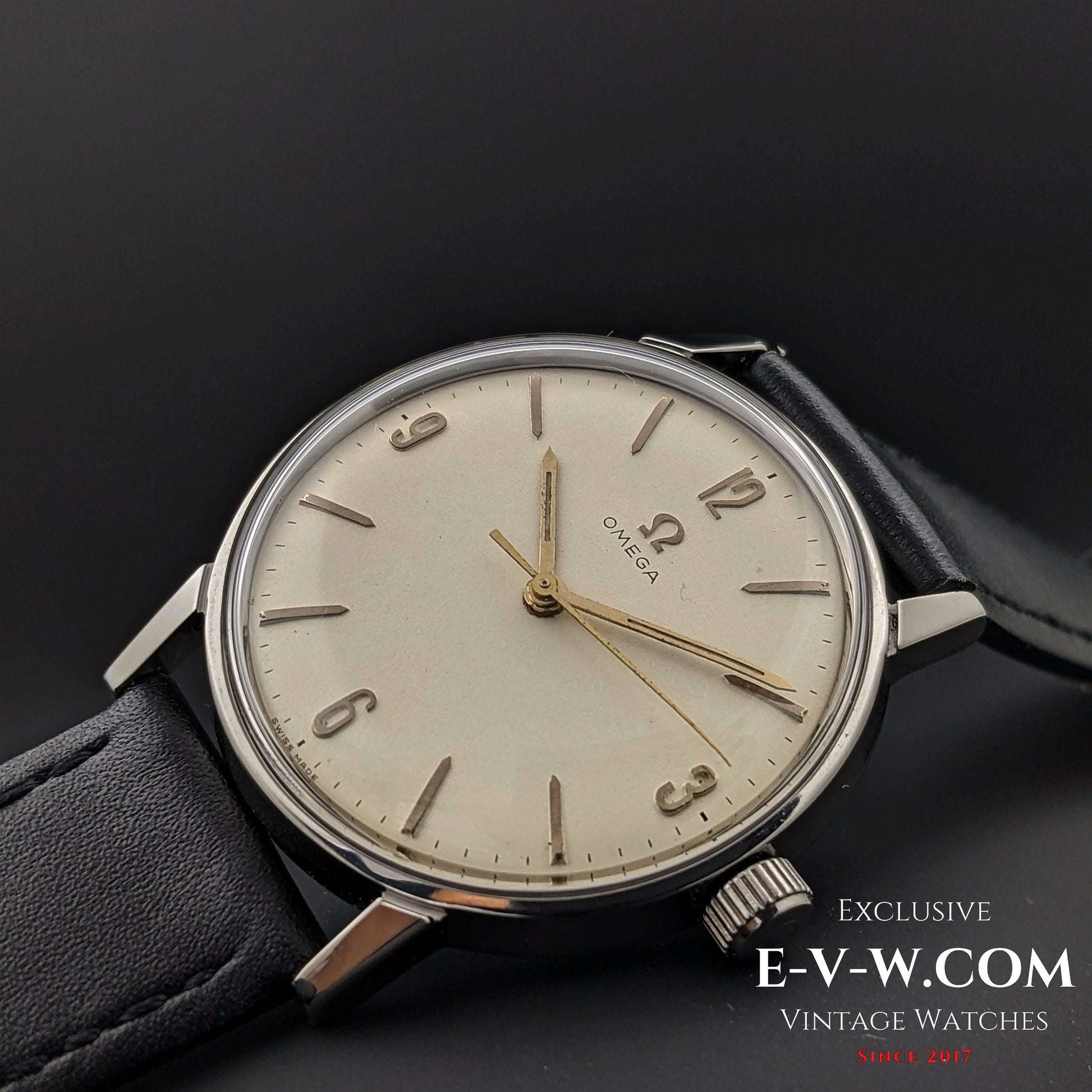 58 Years Old Vintage Omega Classic / Cal. 601 Vintage 1966