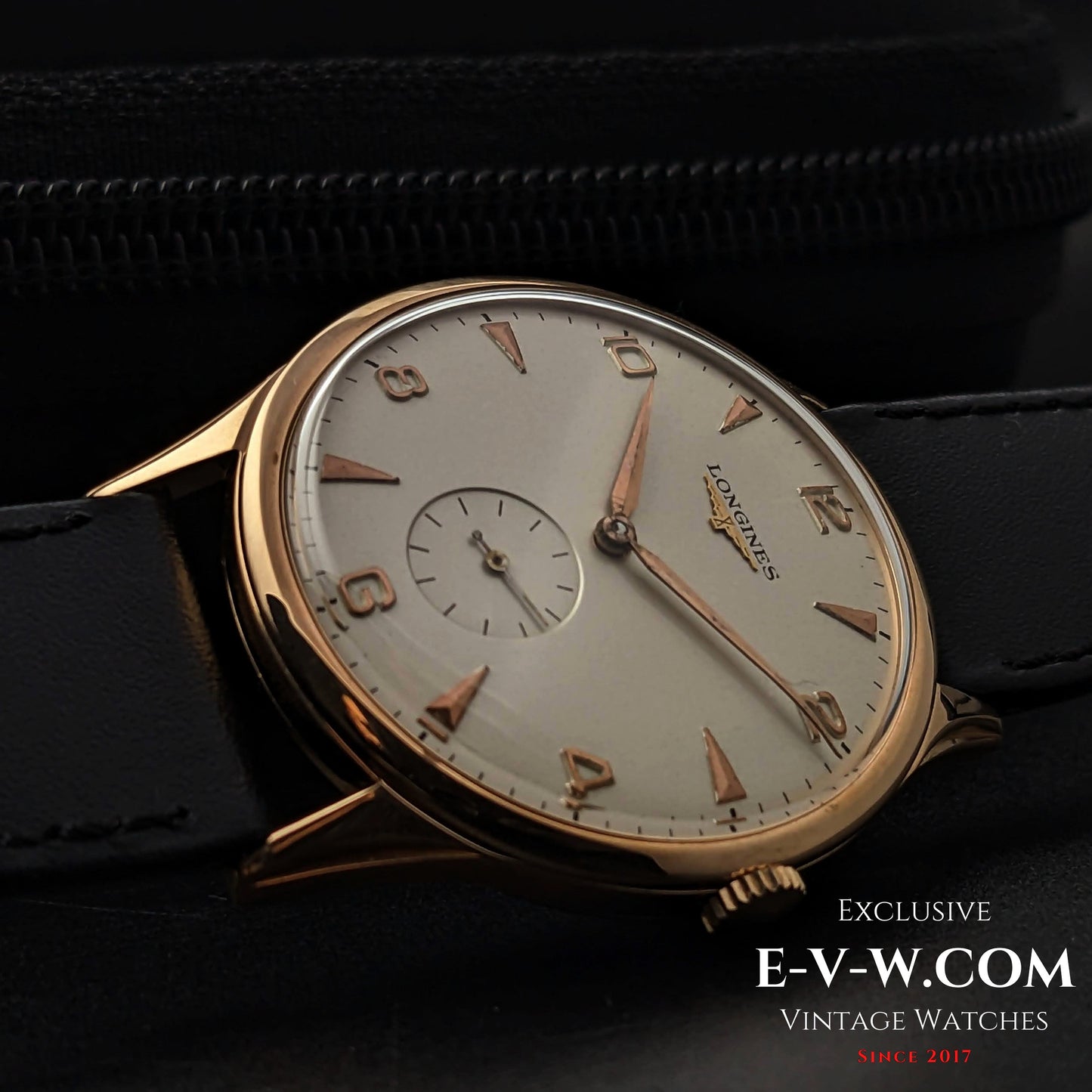 70 Years Old Vintage Longines 18k Gold Automtaic / Cal. 22A / Vintage 1953