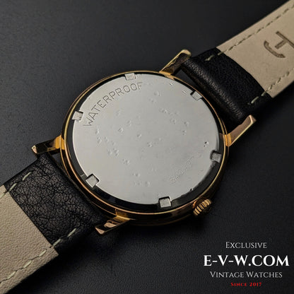 65 Years Old Vintage Zenith Classic / Gold plaque / Cal. 2522C / Vintage 1960