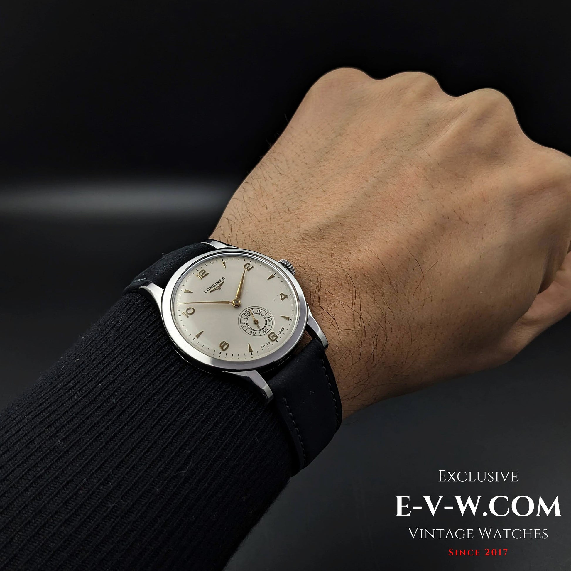 74 Years Old Vintage Longines Calatrava / Cal. 1268Z / Vintage 1950