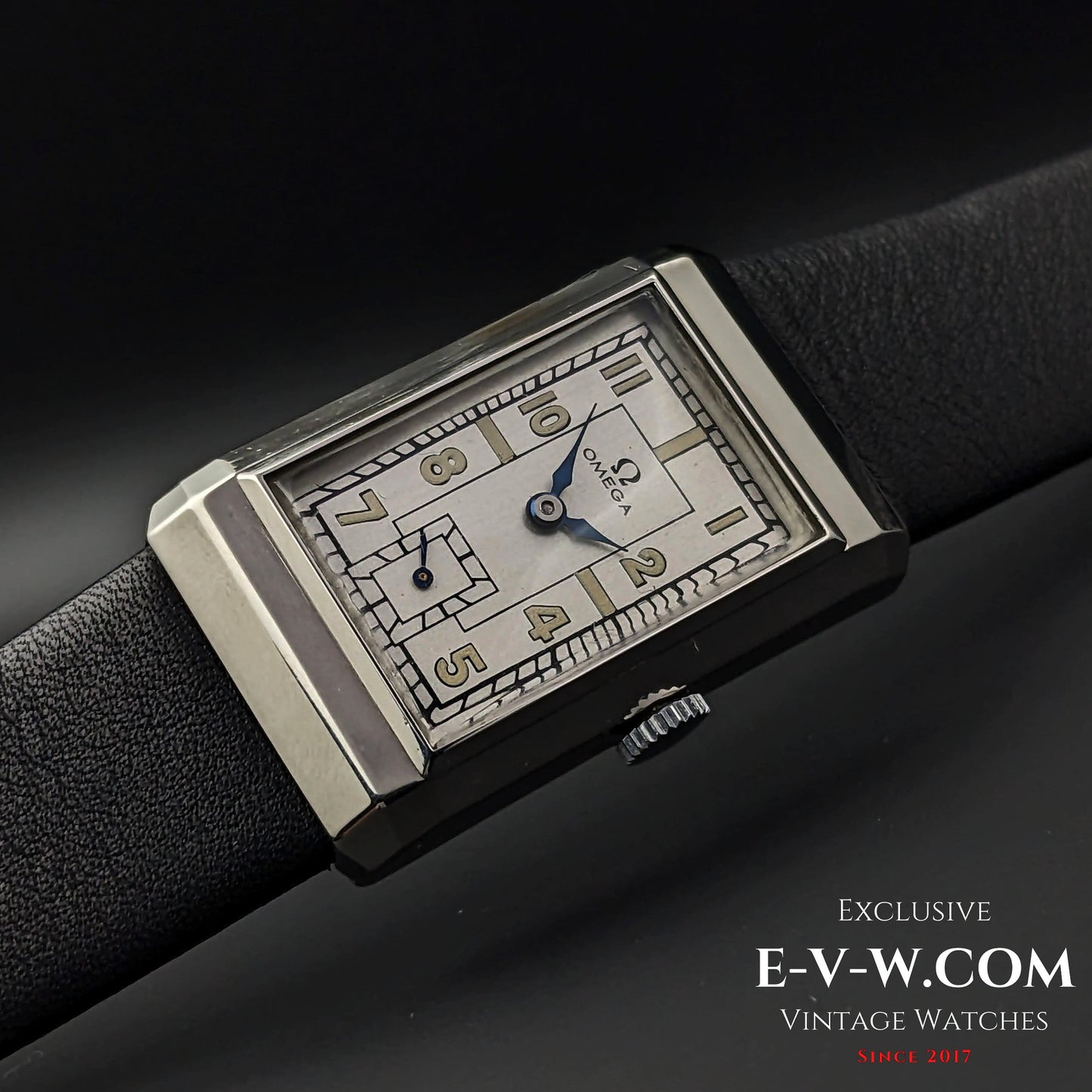 84 Years Old Vintage Omega Art Deco Tank / Cal. T17 / Vintage 1939