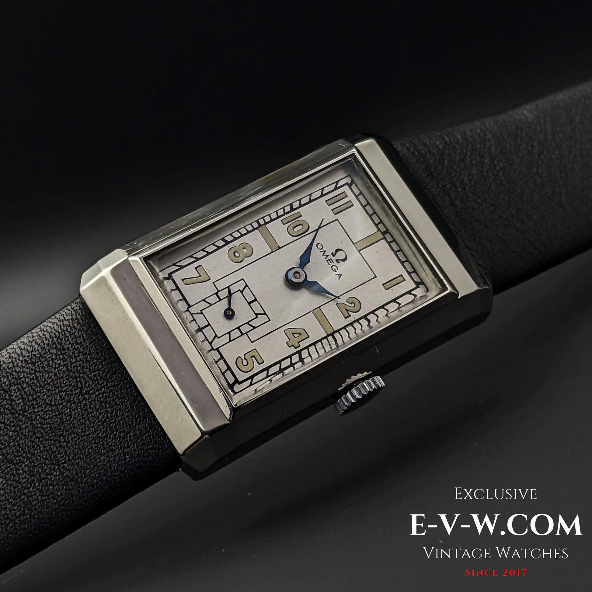 84 Years Old Vintage Omega Art Deco Tank / Cal. T17 / Vintage 1939