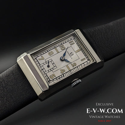 84 Years Old Vintage Omega Art Deco Tank / Cal. T17 / Vintage 1939