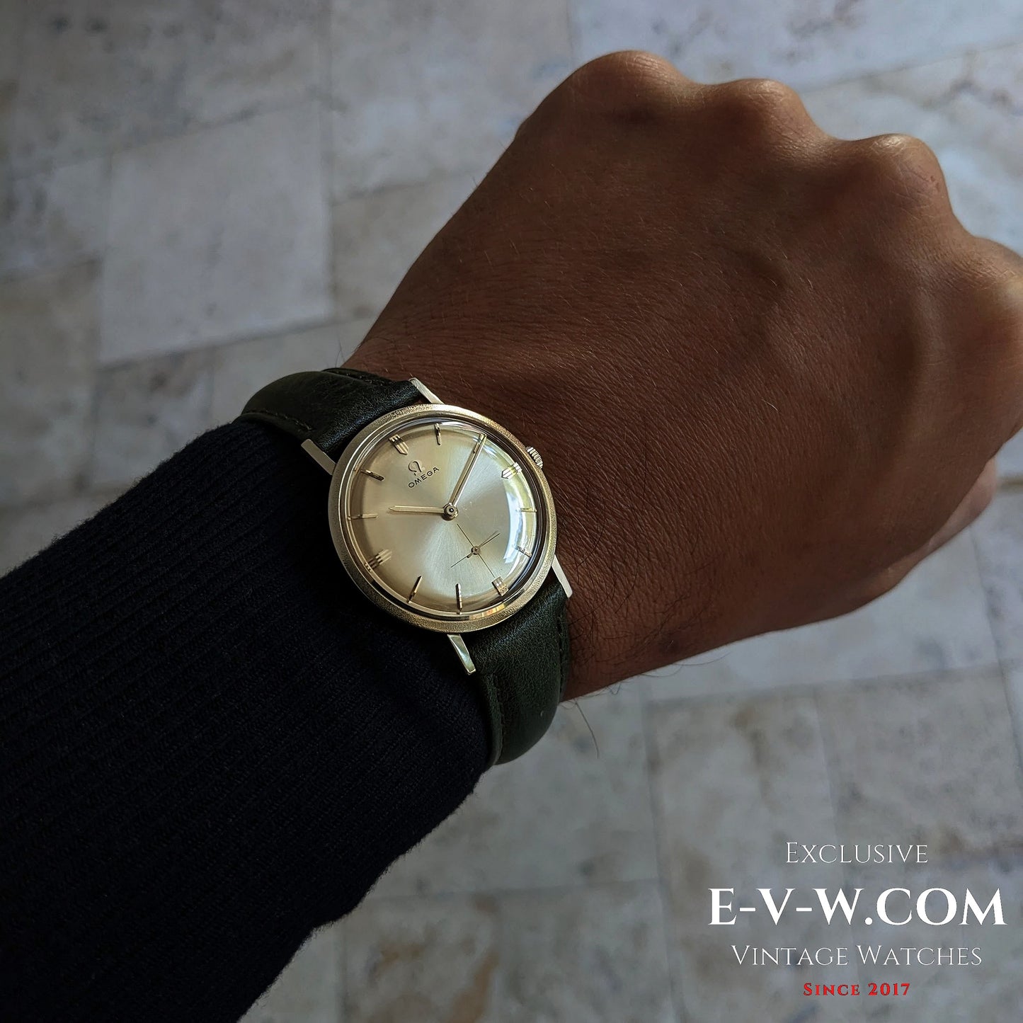 69 Years Old Vintage Omega Classic 14k Gold filled / Rare / Ref. 4066-1 / Cal. 302 / Vintage 1956