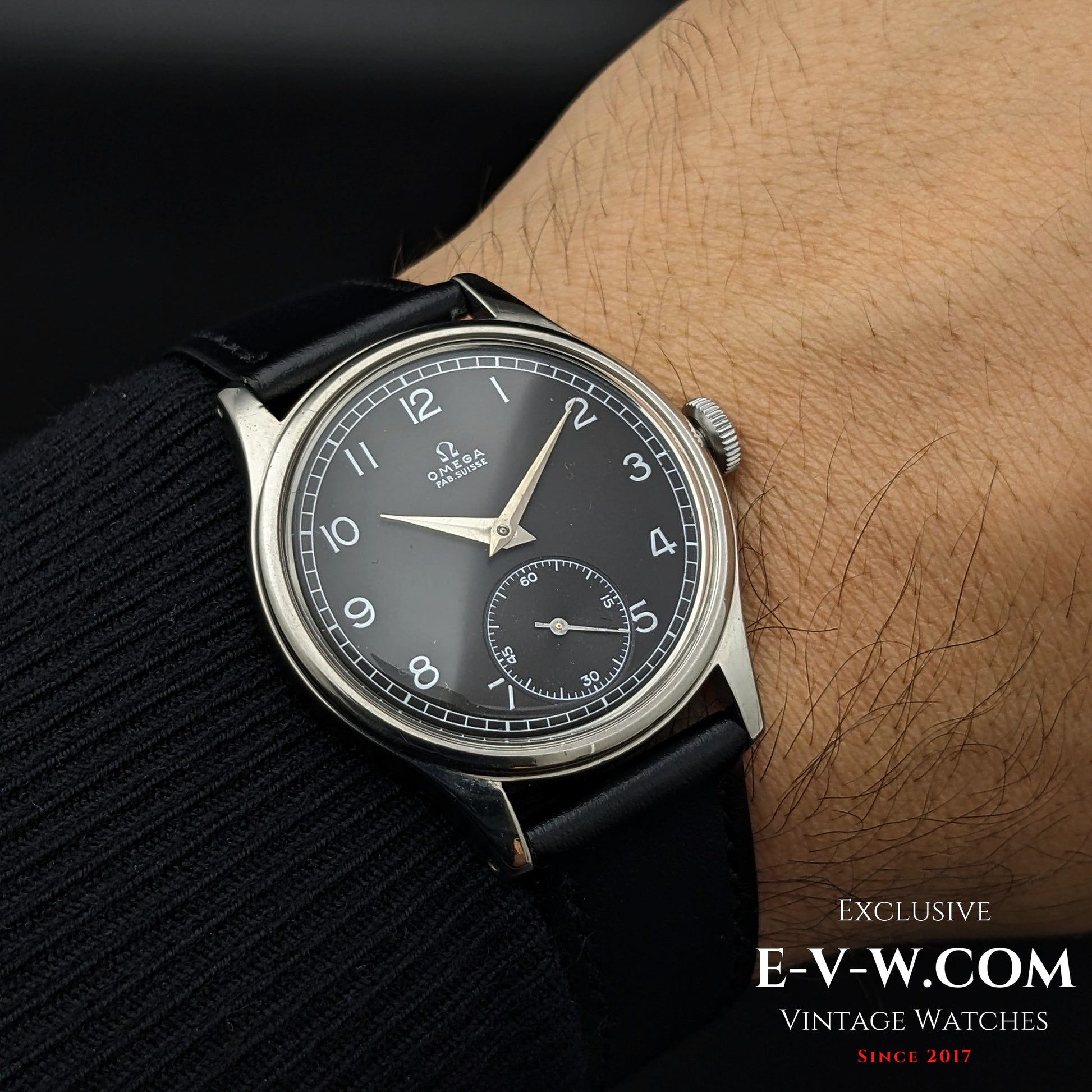 80 Years Old Vintage Omega SUVERAN WWII Ref. 2400-7 / Cal. 30T2PC Vintage 1944