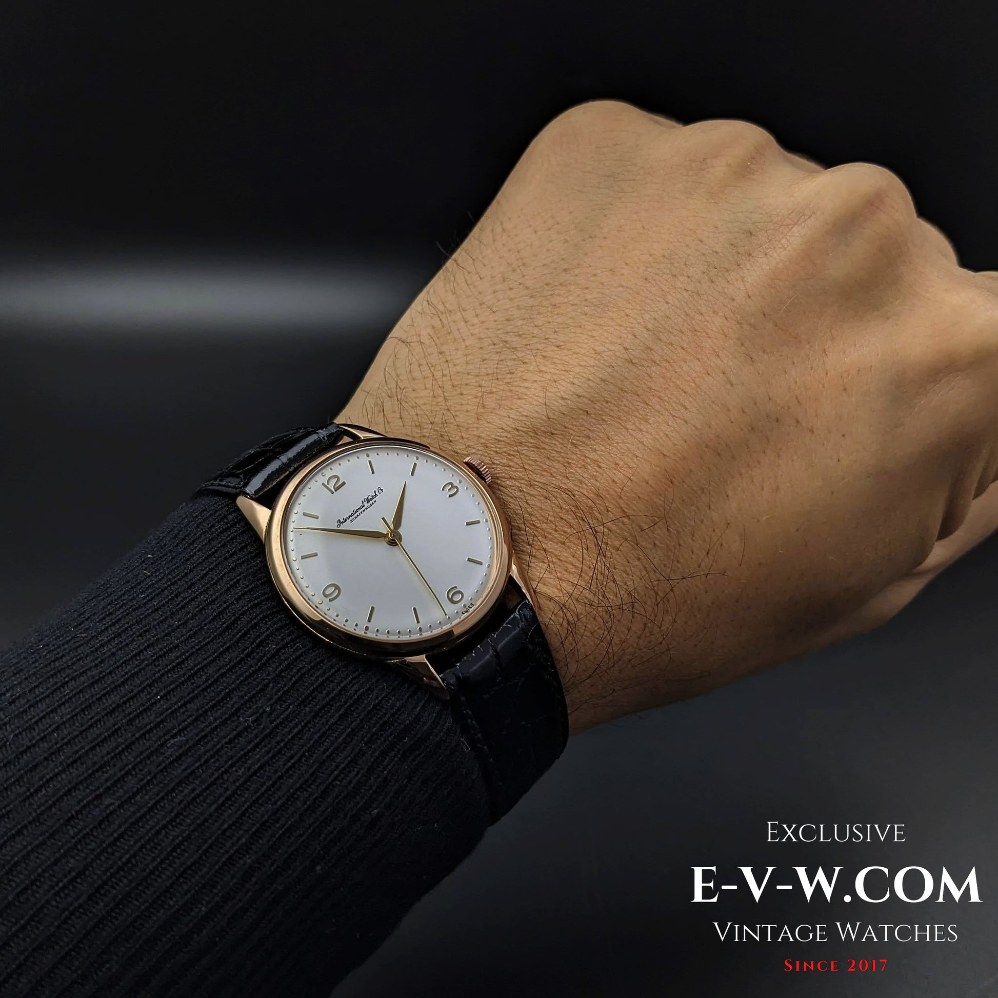 67 Years Old Vintage IWC Schaffhausen 18k Gold / Cal. 89 / Vintage 1956
