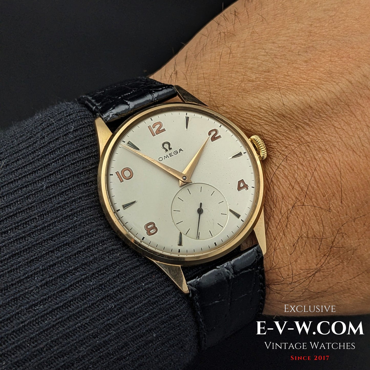 63 Years Old Vintage Omega 18k Gold / Jumbo Ref. 14170 / Cal. 268(30T2) Vintage 1961