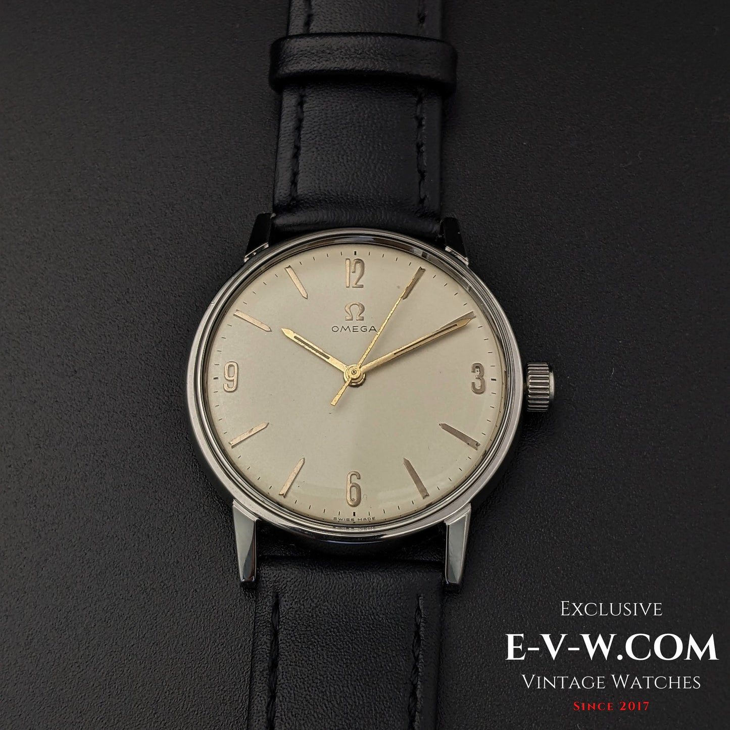 58 Years Old Vintage Omega Classic / Cal. 601 Vintage 1966