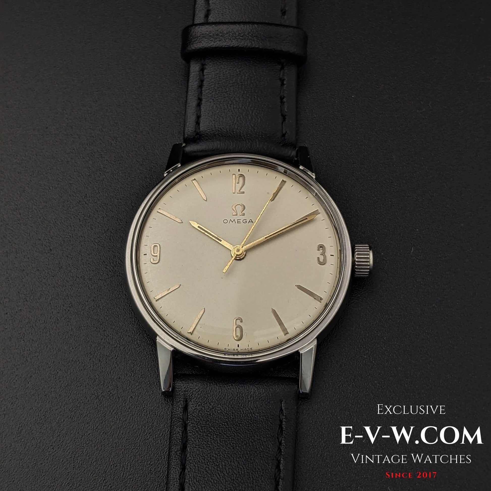 58 Years Old Vintage Omega Classic / Cal. 601 Vintage 1966