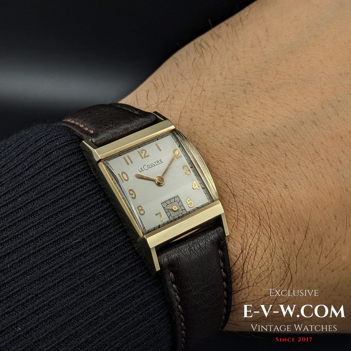 94 Years Old Antique Jaeger-LeCoultre Tank unique cristal Art Deco  Cal. 11LO Vintage 1930#e-v-w.com