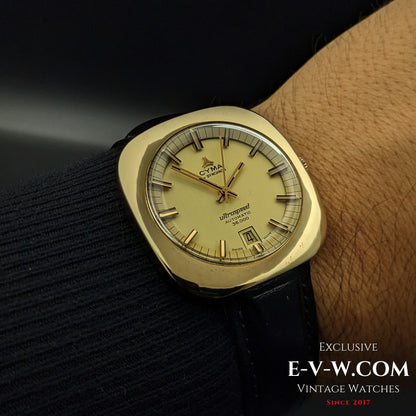 54 Years Old Vintage CYMA by SYNCHRON ultraspeed AUTOMATIC 36000 / Cal. 72 / Vintage 1970s