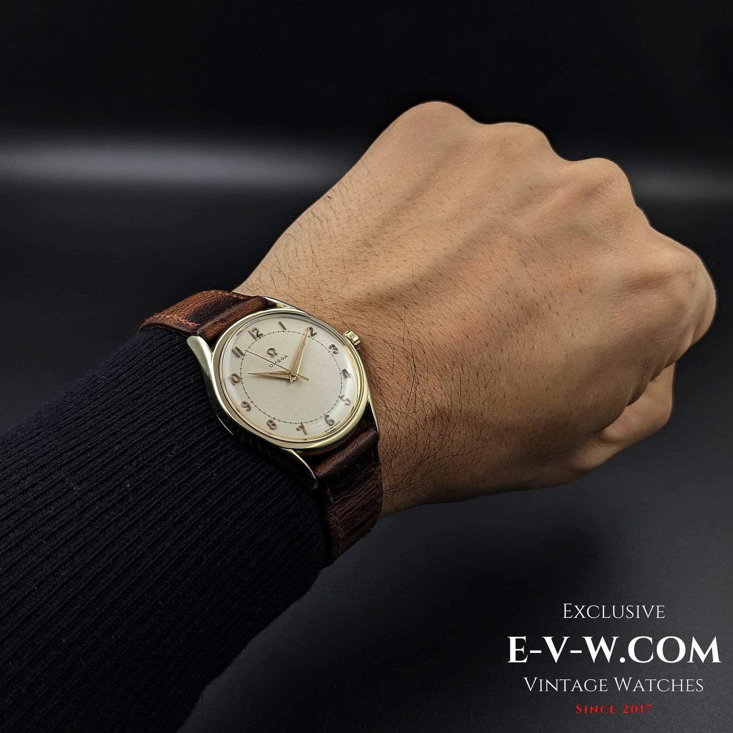 Omega vintage surdimensionnée réf. 2792-2 SC / Cal. 283 (famille 30T2) / millésime 1954, 69 ans