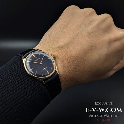 59 Years Old Vintage Zenith 18K Rose Gold 7583-1 / Cal. 40T / Vintage 1956 /e-v-w.com