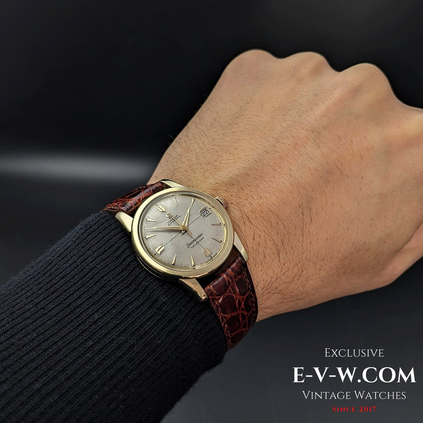 70 Years Old Vintage Omega Seamaster Calendar Solid Gold Ref. 2849 SC / Cal. 503 / Vintage 1954