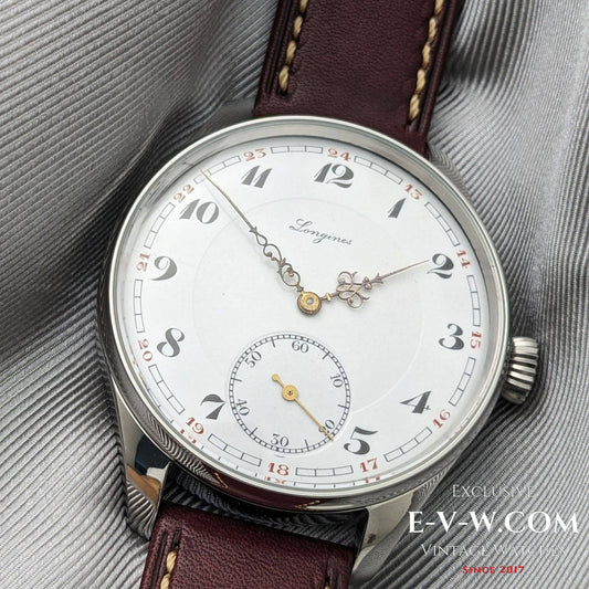 Montre Longines ancienne de 1908, cadran émaillé / Révisée 
