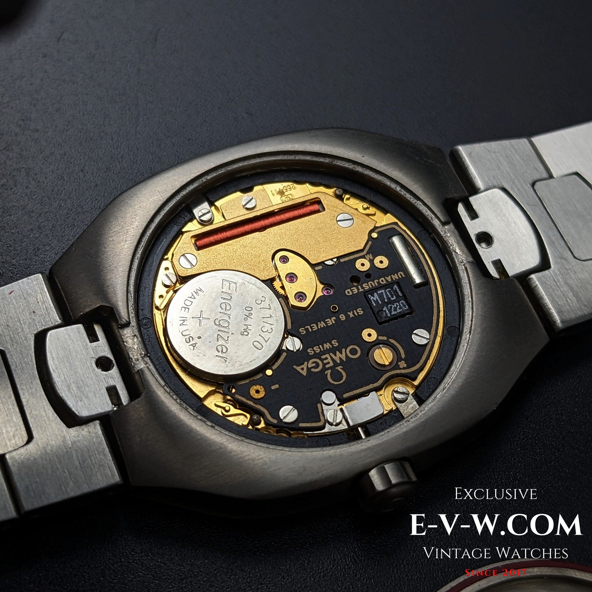 Omega Seamaster Polaris Titane 18k Gold / Diamond hour indices / Ref. 396.1021/Cal.1430/Vintage 1982