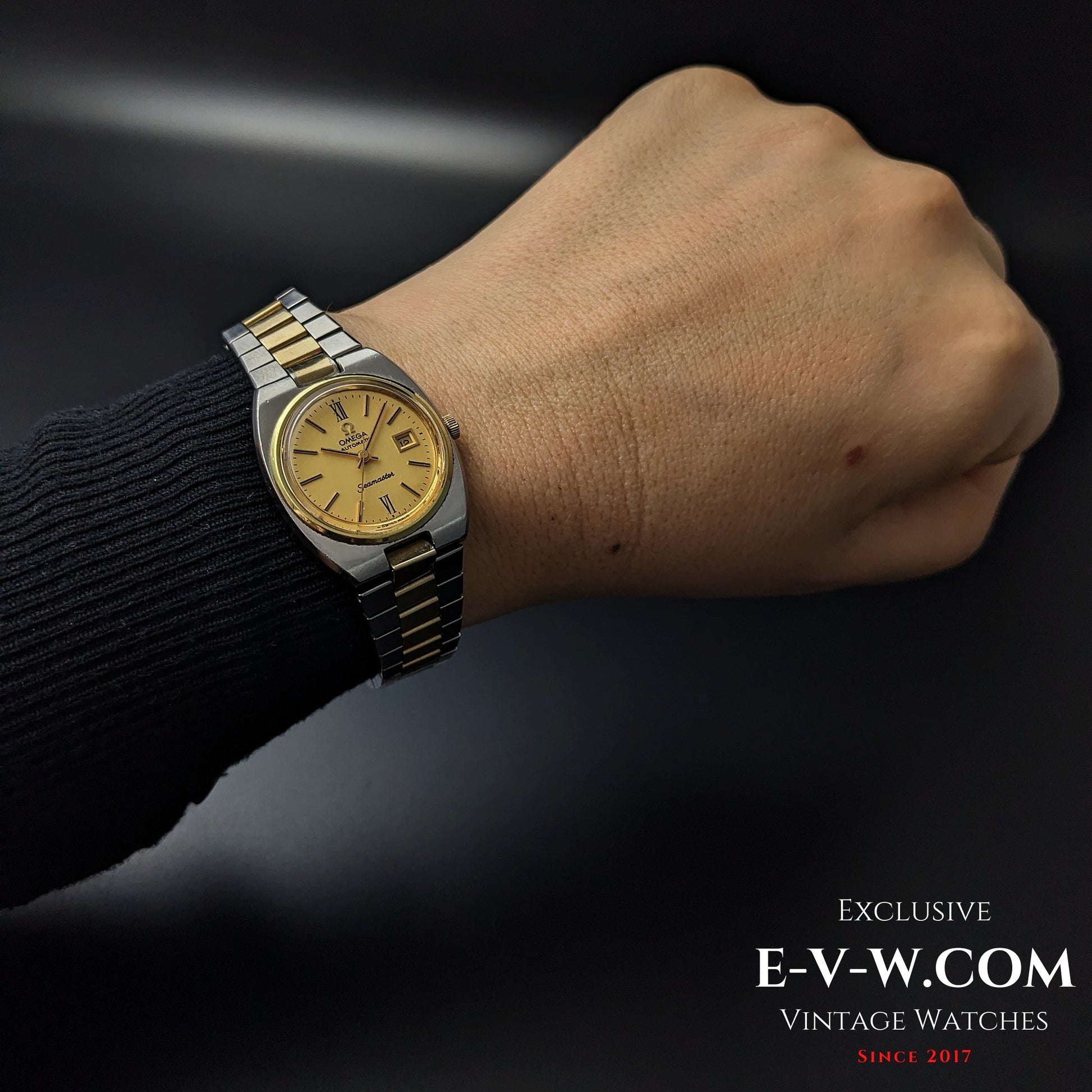 Vintage Omega Lady Seamaster Automatic / Steel Gold / Ref. 766.0818 / Cal. 684 / Vintage 1974