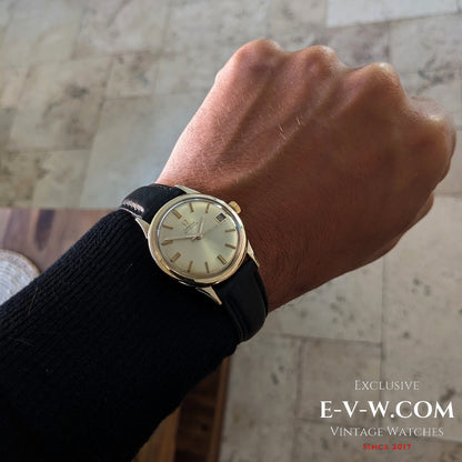 59 Years Old Vintage Omega AUTOMATIC / Gold Plated /Ref. K6312 / Cal. 560 / Vintage 1966