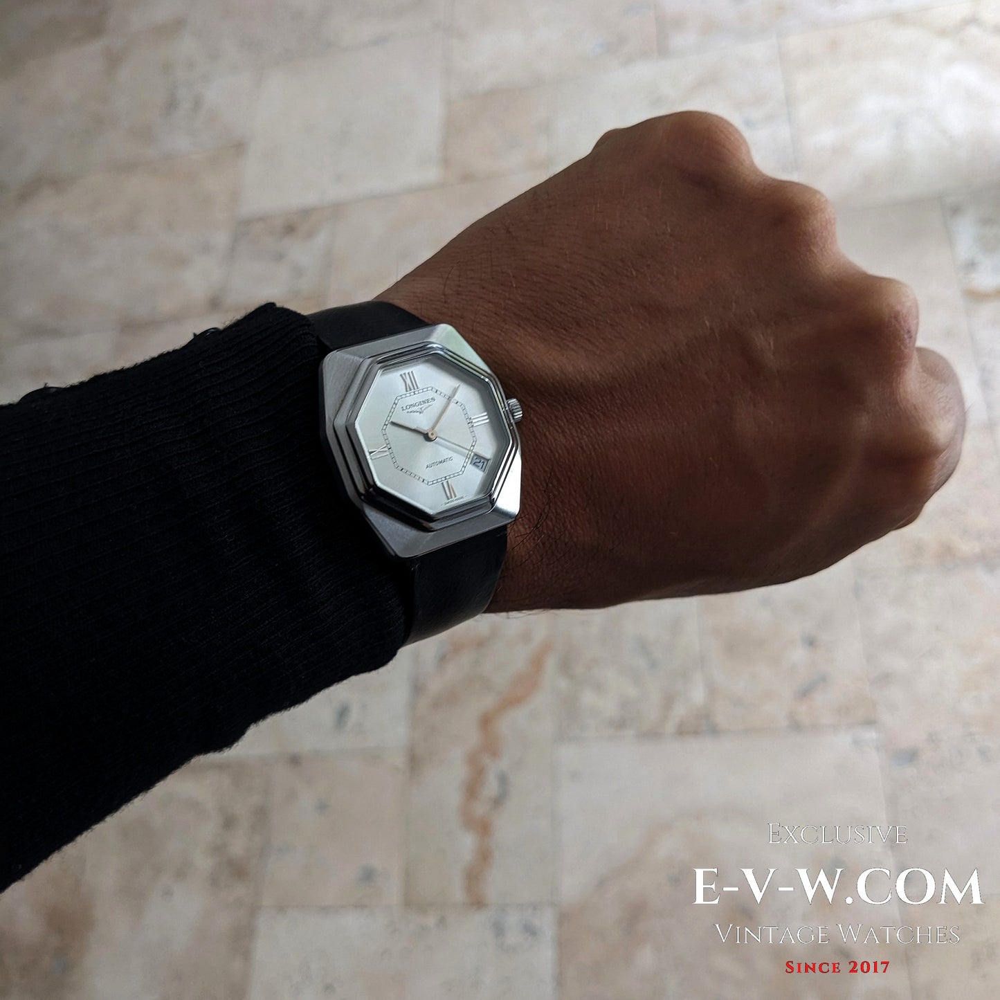 Longines automatique vintage de 50 ans / Octogonale / Rare NOS / Réf. 4822 / Cal. 633.1 / Année 1975