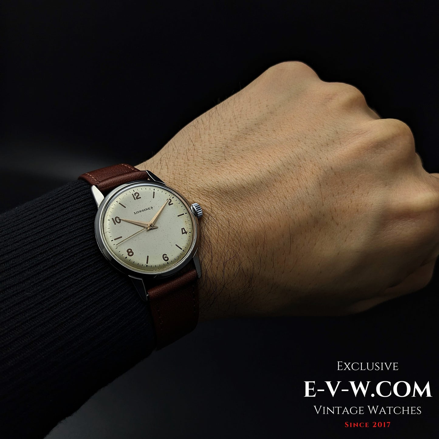 81 Years Old Vintage Longines Classic WWII / Ref. 7222-1 / Cal. 27M / Vintage 1944