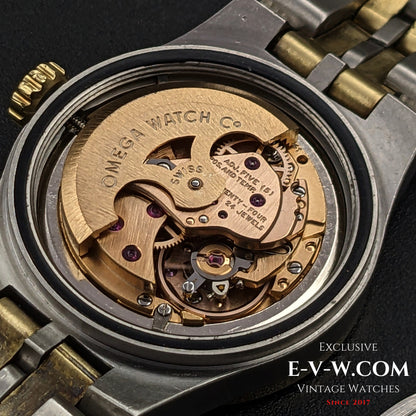 Montre Omega Constellation automatique vintage pour femme, 50 ans d'âge / Bracelet en or / Réf. 5680019 / Cal. 685 / Année 1974