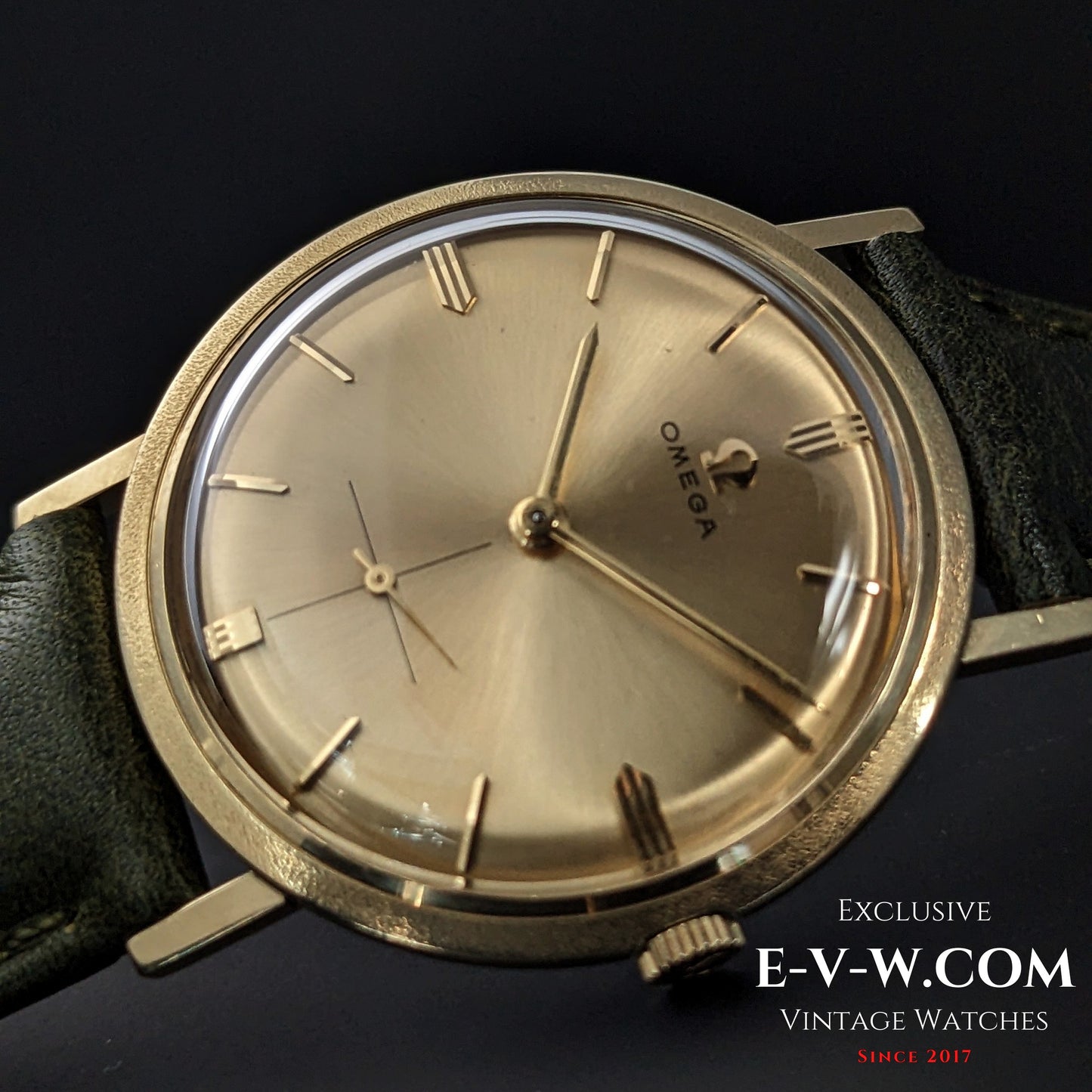 69 Years Old Vintage Omega Classic 14k Gold filled / Rare / Ref. 4066-1 / Cal. 302 / Vintage 1956