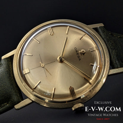 69 Years Old Vintage Omega Classic 14k Gold filled / Rare / Ref. 4066-1 / Cal. 302 / Vintage 1956
