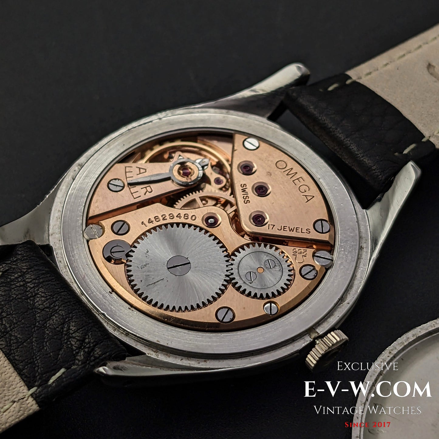 70 Years Old Vintage Omega Jumbo 38mm Oversize Ref. 2505 11 / Cal. 266 / Vintage 1954