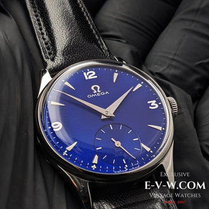 Omega 265 bleue vintage (famille 30T2) / Réf. 2540-7 / Cal. 265 / Année 1950