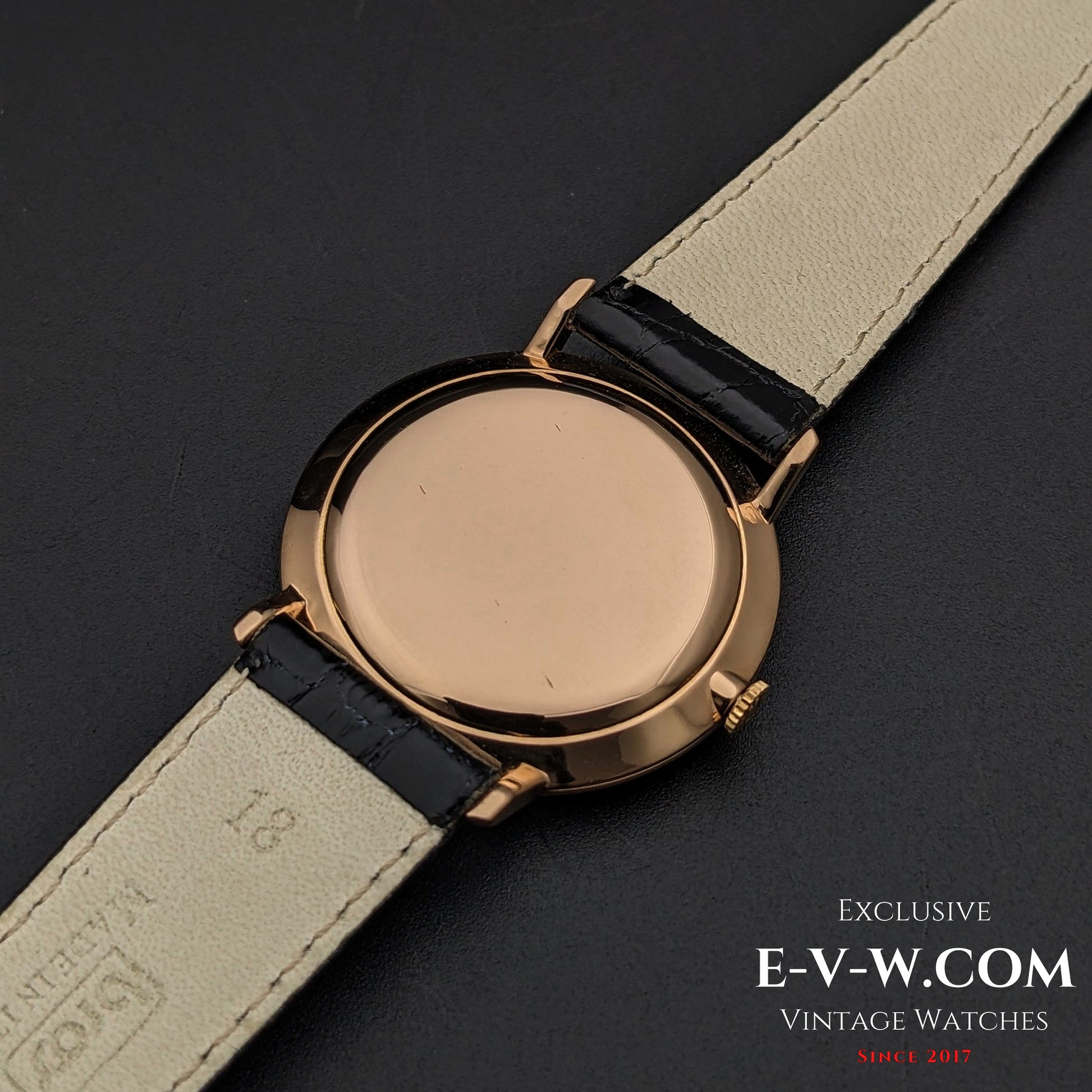 58 Vintage Longines Classic Calatrava 18k rose gold Ref. 7511 / Cal. 370 Vintage 1966