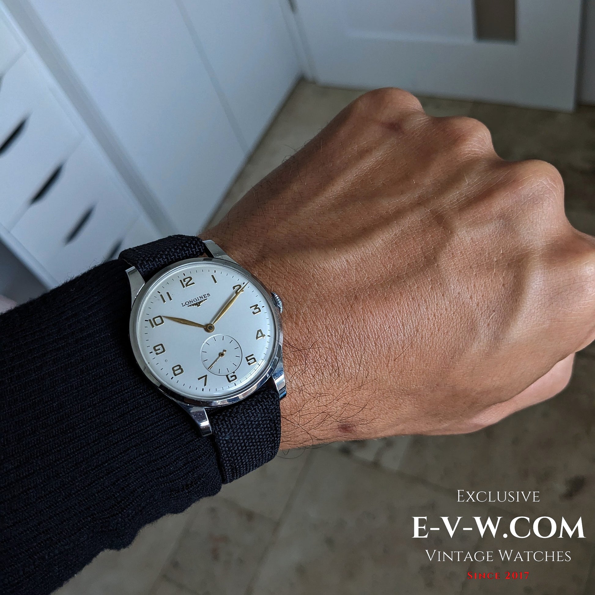 74 Years Old Vintage Longines Jumbo / Cal. 12.68Z / Vintage 1951 @e-v-w.com-Youtube