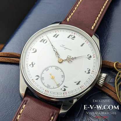Montre Longines ancienne de 1908, cadran émaillé / Révisée 