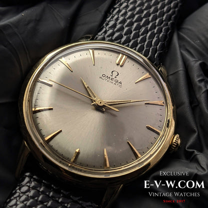 74 Years Old Vintage Omega Automatic Bumper / 14K solid Gold Ref. G6518 / Cal. 351 / Vintage 1950