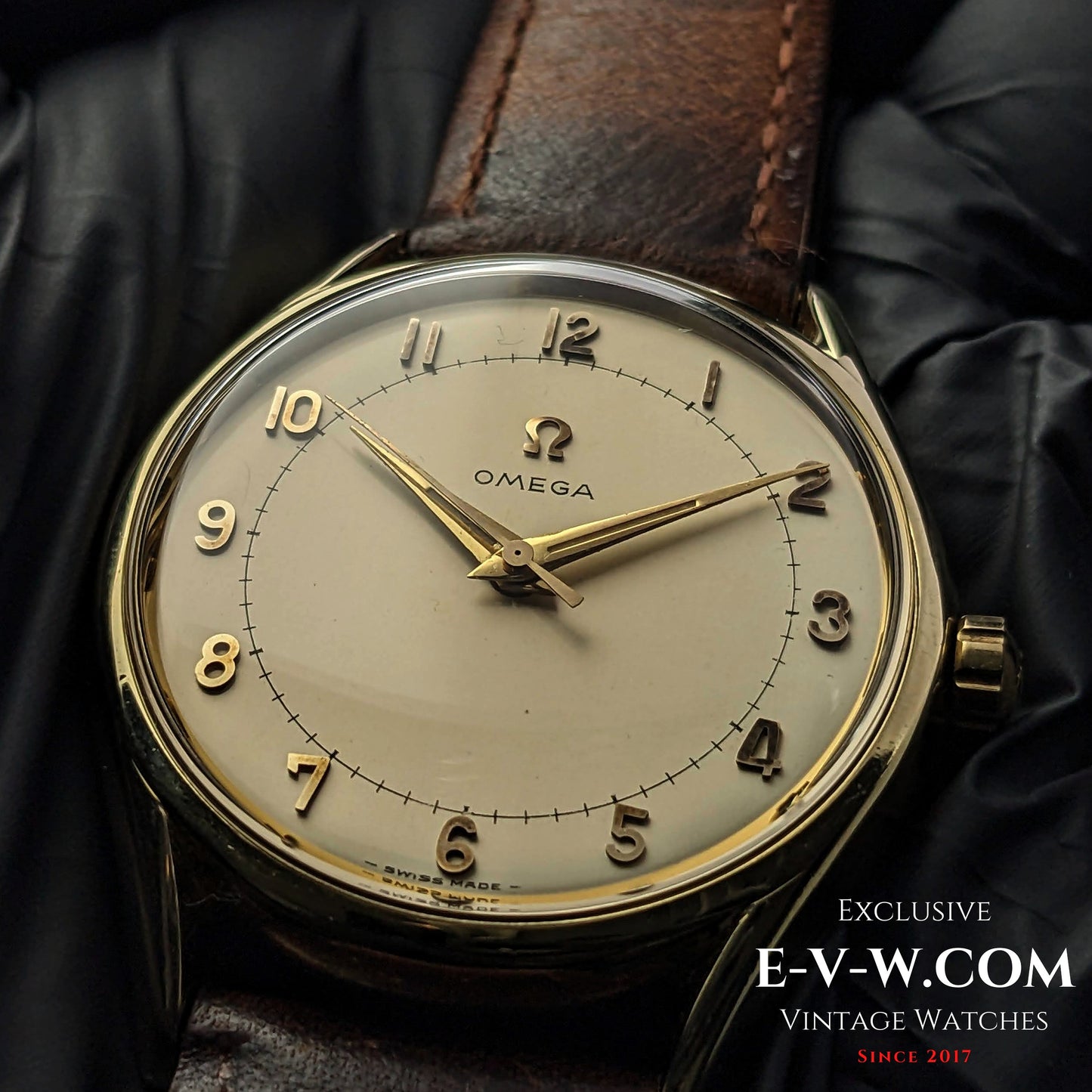 Omega vintage surdimensionnée réf. 2792-2 SC / Cal. 283 (famille 30T2) / millésime 1954, 69 ans